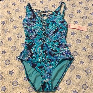 Lilly Pulitzer One Piece🌴In too Deep🌞 Sz.2